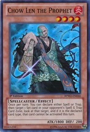 Chow Len the Prophet (Super Rare) [BPW2-EN044] 1st Edition