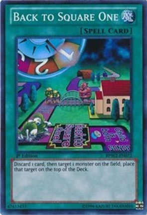 Back to Square One (Super Rare) [BPW2-EN072] 1st Edition