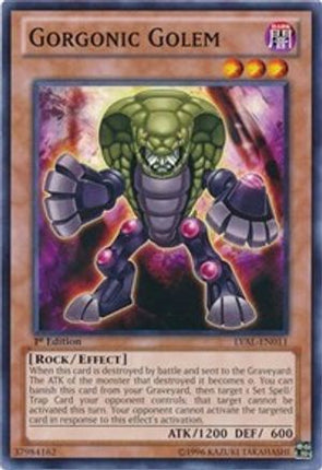 Gorgonic Golem (Common / Short Print) [LVAL-EN011] 1st Edition