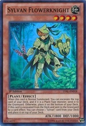 Sylvan Flowerknight (Super Rare) [LVAL-EN018] 1st Edition