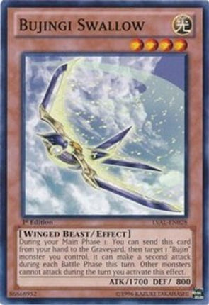 Bujingi Swallow (Common / Short Print) [LVAL-EN028] Unlimited