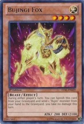 Bujingi Fox (Rare) [LVAL-EN029] 1st Edition