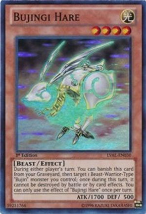 Bujingi Hare (Super Rare) [LVAL-EN030] 1st Edition
