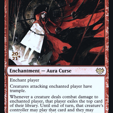 Curse of Hospitality [Innistrad: Crimson Vow Promos] Prerelease Foil