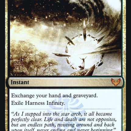 Harness Infinity [Strixhaven: School of Mages Promos] Prerelease Foil