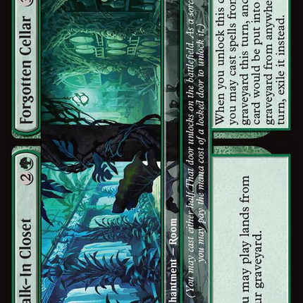 Walk-In Closet // Forgotten Cellar [Duskmourn: House of Horror Promos] Foil