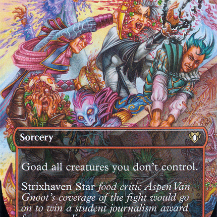 Disrupt Decorum (Borderless) [Commander Masters] Foil