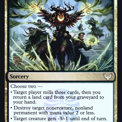 Witherbloom Command [Strixhaven: School of Mages Promos] Prerelease Foil
