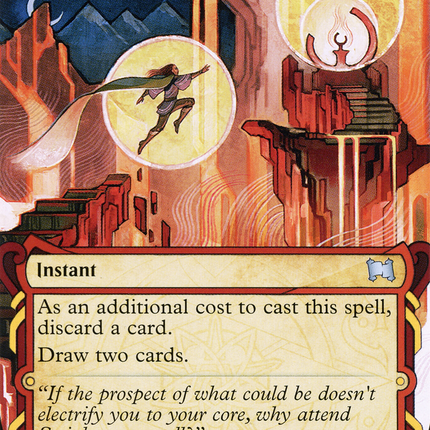 Thrill of Possibility (Showcase) (Borderless) [Strixhaven Mystical Archive]