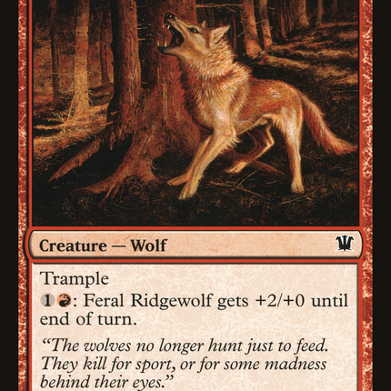 Feral Ridgewolf [Innistrad]
