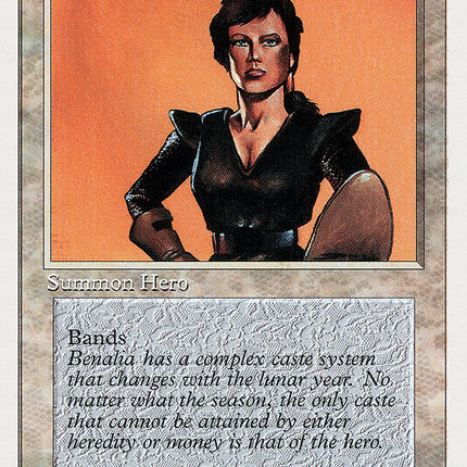 Benalish Hero [Summer Magic / Edgar]