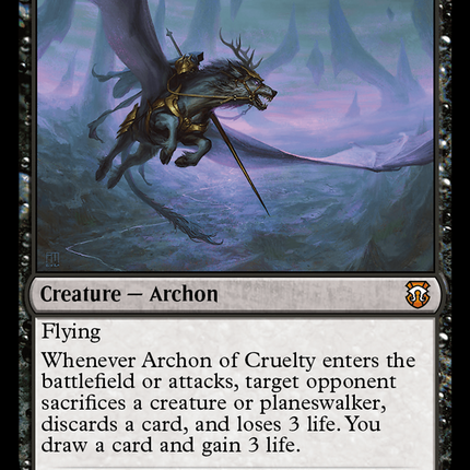 Archon of Cruelty [Modern Horizons 3 Commander] Foil