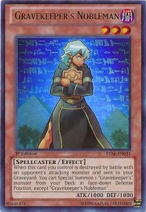 Gravekeeper's Nobleman (Ultra Rare) [LVAL-EN031] 1st Edition
