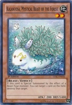 Kalantosa, Mystical Beast of the Forest (Common / Short Print) [LVAL-EN036] 1st Edition