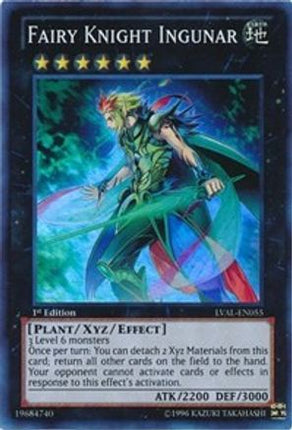 Fairy Knight Ingunar (Super Rare) [LVAL-EN055] 1st Edition