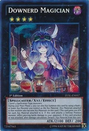 Downerd Magician (Secret Rare) [LVAL-EN057] Unlimited