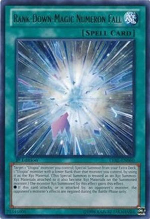 Rank-Down-Magic Numeron Fall (Rare) [LVAL-EN060] 1st Edition