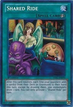 Shared Ride (Secret Rare) [LVAL-EN070] 1st Edition