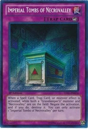 Imperial Tombs of Necrovalley (Secret Rare) [LVAL-EN076] 1st Edition