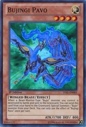 Bujingi Pavo (Super Rare) [LVAL-EN083] 1st Edition