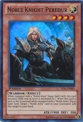 Noble Knight Peredur (Super Rare) [LVAL-EN085] Unlimited