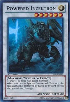 Powered Inzektron (Super Rare) [LVAL-EN087] 1st Edition