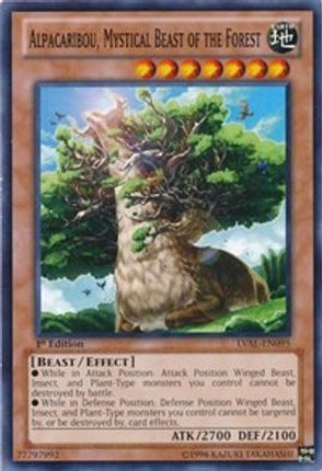 Alpacaribou, Mystical Beast of the Forest (Common / Short Print) [LVAL-EN095] Unlimited