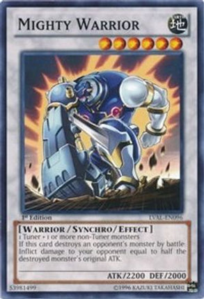 Mighty Warrior (Common / Short Print) [LVAL-EN096] Unlimited