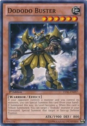 Dododo Buster (Common / Short Print) [LVAL-EN097] 1st Edition