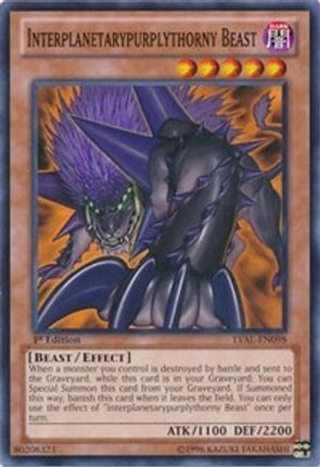 Interplanetarypurplythorny Beast (Common / Short Print) [LVAL-EN098] Unlimited