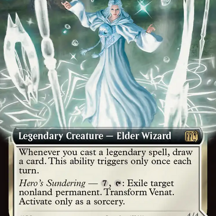 Venat, Heart of Hydaelyn // Hydaelyn, the Mothercrystal (Extended Art) [FINAL FANTASY] Foil
