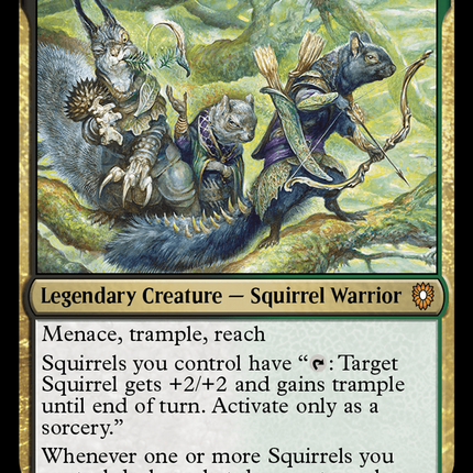 The Odd Acorn Gang [Bloomburrow Commander] Foil