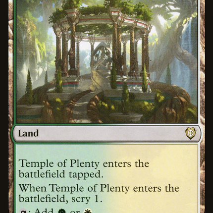 Temple of Plenty [Phyrexia: All Will Be One Commander]
