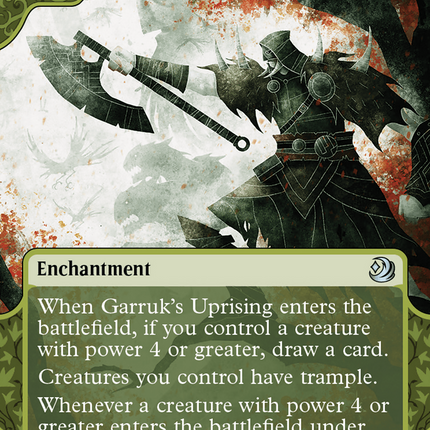 Garruk's Uprising (Showcase) (Borderless) [Wilds of Eldraine: Enchanting Tales]