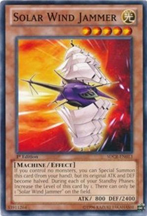 Solar Wind Jammer (Common / Short Print) [SDCR-EN013] Structure Deck: Cyber Dragon Revolution Unlimited