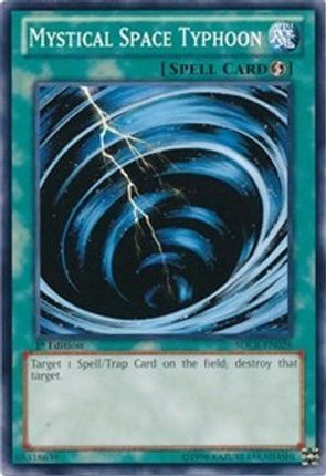 Mystical Space Typhoon (Common / Short Print) [SDCR-EN026] Structure Deck: Cyber Dragon Revolution Unlimited