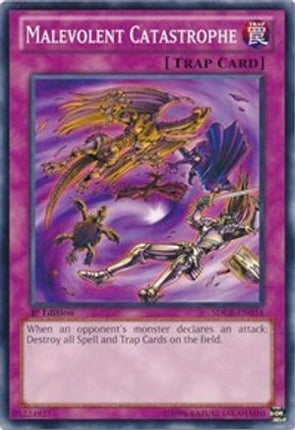 Malevolent Catastrophe (Common / Short Print) [SDCR-EN034] Structure Deck: Cyber Dragon Revolution 1st Edition