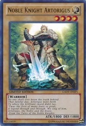 Noble Knight Artorigus (GAOV-ENSP1) (Ultra Rare) [GAOV-ENSP1] Limited