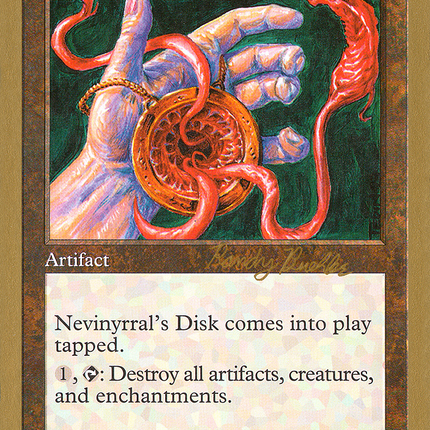 Nevinyrral's Disk [World Championship Decks 1998]