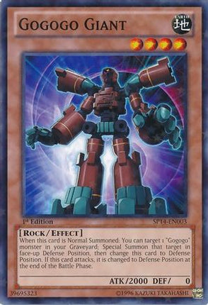 Gogogo Giant (Starfoil) (Starfoil Rare) [SP14-EN003] 1st Edition