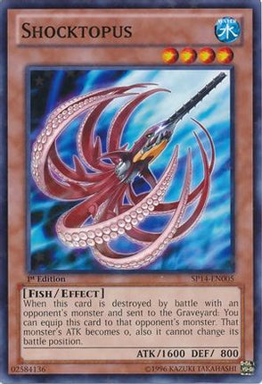 Shocktopus (Starfoil) (Starfoil Rare) [SP14-EN005] 1st Edition
