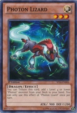 Photon Lizard (Common / Short Print) [SP14-EN006] 1st Edition
