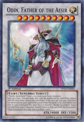 Odin, Father of the Aesir (Starfoil) (Starfoil Rare) [SP14-EN050] 1st Edition