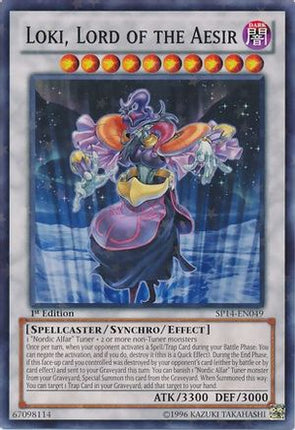 Loki, Lord of the Aesir (Starfoil) (Starfoil Rare) [SP14-EN049] 1st Edition