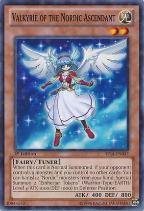 Valkyrie of the Nordic Ascendant (Starfoil) (Starfoil Rare) [SP14-EN047] 1st Edition