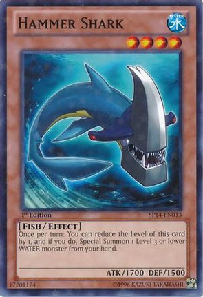 Hammer Shark (Starfoil) (Starfoil Rare) [SP14-EN013] 1st Edition