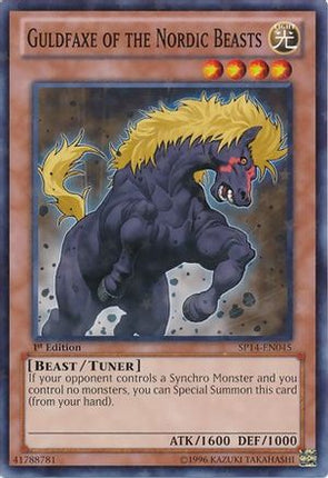 Guldfaxe of the Nordic Beasts (Starfoil) (Starfoil Rare) [SP14-EN045] 1st Edition