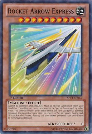 Rocket Arrow Express (Starfoil) (Starfoil Rare) [SP14-EN015] 1st Edition