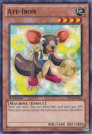 Aye-Iron (Starfoil) (Starfoil Rare) [SP14-EN016] 1st Edition