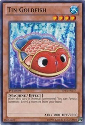 Tin Goldfish (Common / Short Print) [SP14-EN017] 1st Edition